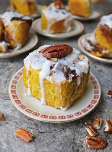 Eggless dairy-free pumpkin cinnamon rolls