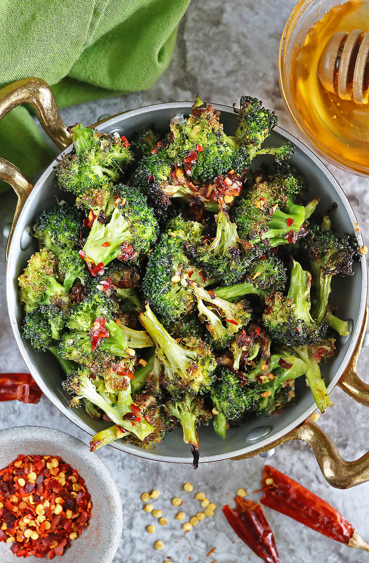 Easy and Quick Hot Honey Broccoli